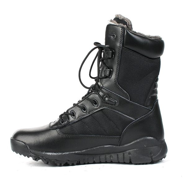 Insulated military tactical boots